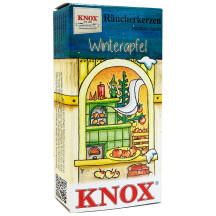 24 Medium Incense Cones in Winter Apple Scent ~ Christmas Baking Scents by Knox ~ Germany